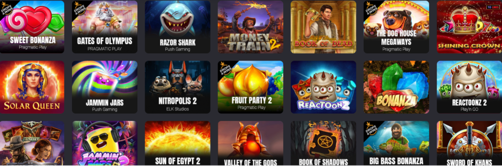 la selection de slots chez Mystake est consequente avec plus de 4000 machines a sous