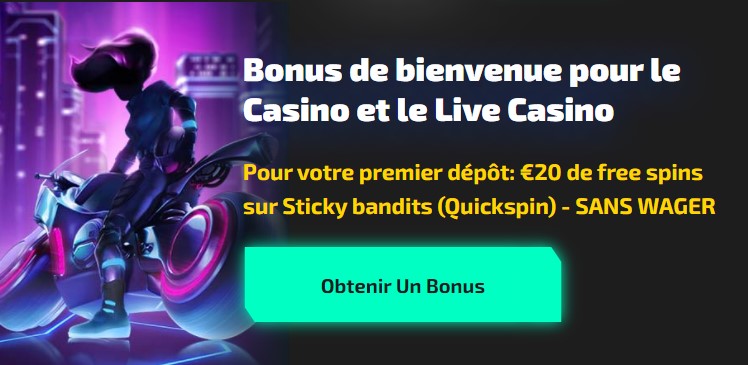 le bonus de bienvenue de casinozer est tres performant