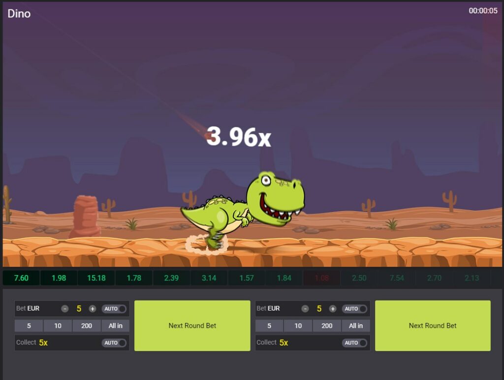 les fonctionnalites du jeux crash dino sont interessantes