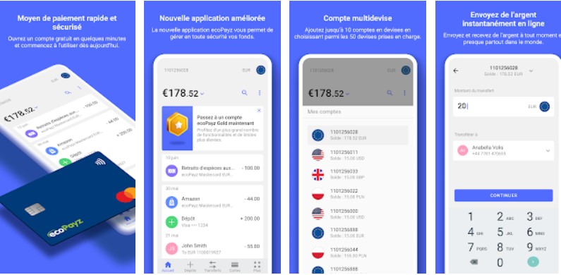 l'application en ligne de ecopayz est facile a utiliser