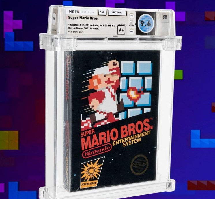 le jeu le plus cher de l histoire est un mario bros