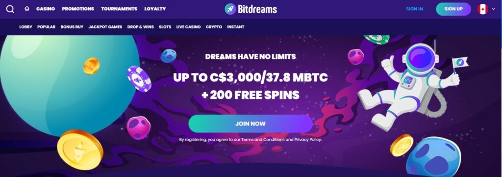 bitdreams casino avis honnete par datslots et son equipe