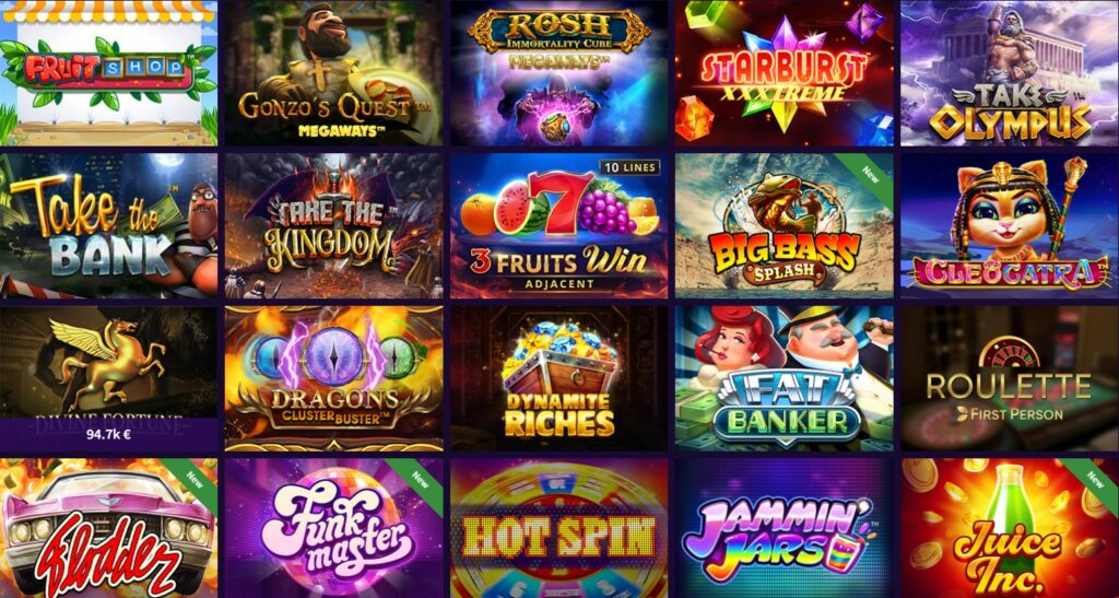 Avec 6000 machines a sous haz casino offre un catalogue complet