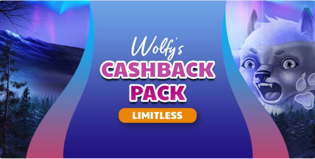 bonus cashback sur wolfy casino