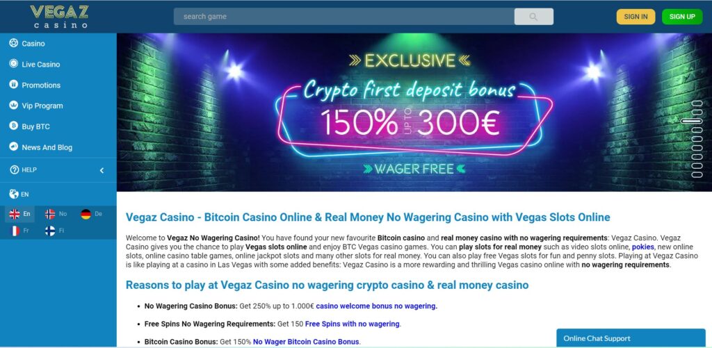 interface de vegaz casino est un peu brouillonne mais une fois prise en main elle reste classique