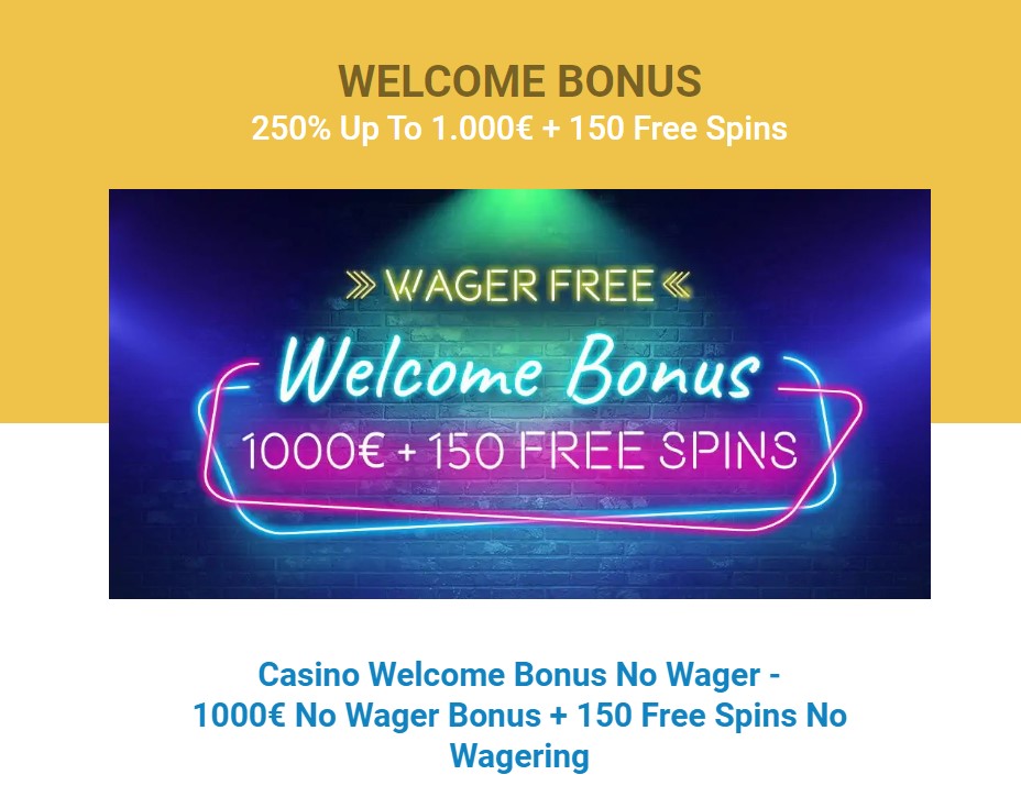 le bonus sans wager de vegaz casino est attractif