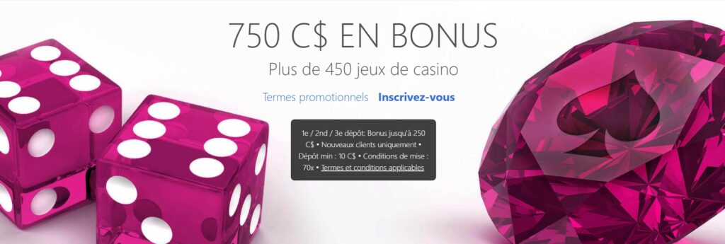 Ruby casino offre un bonus de 750 dollars pour ses nouveaux joueurs