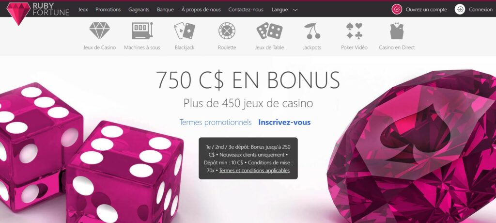 ruby casino test complet par datslots