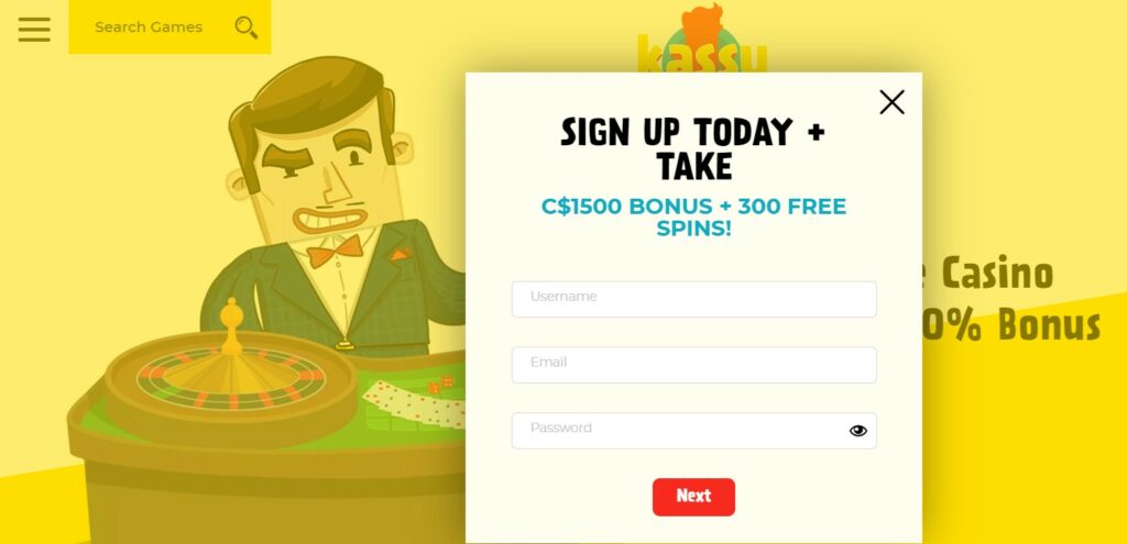 s'inscrire sur kassu casino est rapide et simple