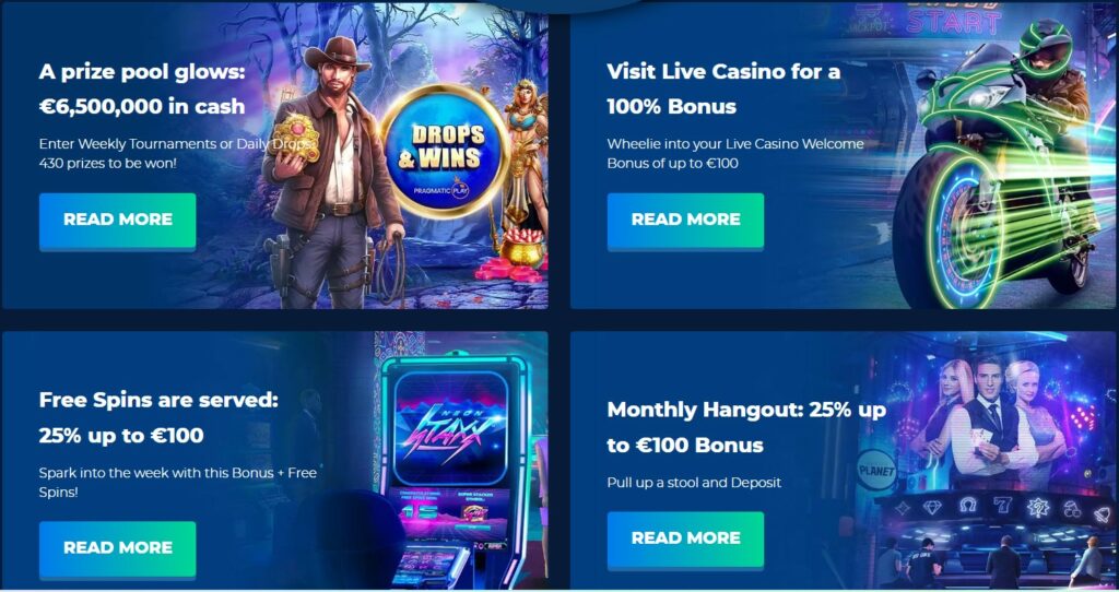 Au niveau des promotions casino planet gate ses clients reguliers