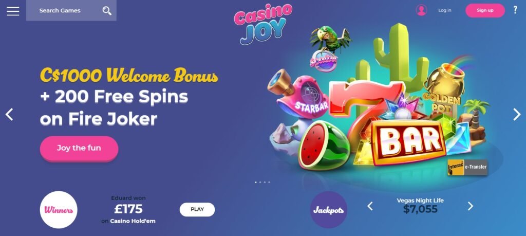 Casino Joy - Avis honnete par DatSlots