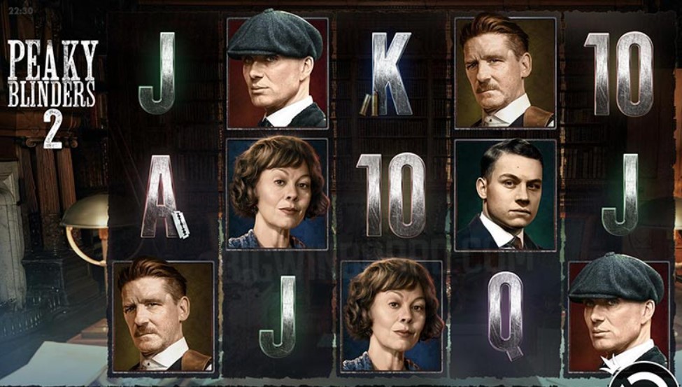 Nous retrouvons tous les personnages de la serie Peaky Blinders dans cette machine a sous