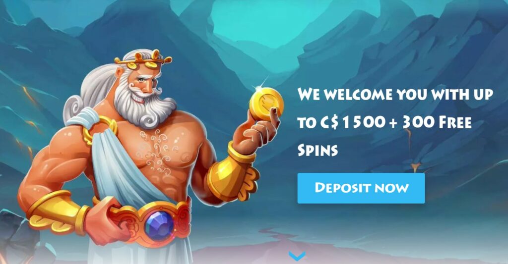 bonus de bienvenue de 1500$ sur Casino Gods
