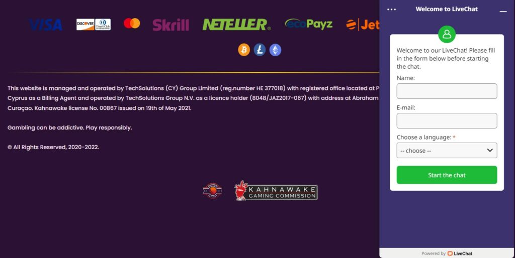 le service client de bizzo casino est accessible 24h sur 24