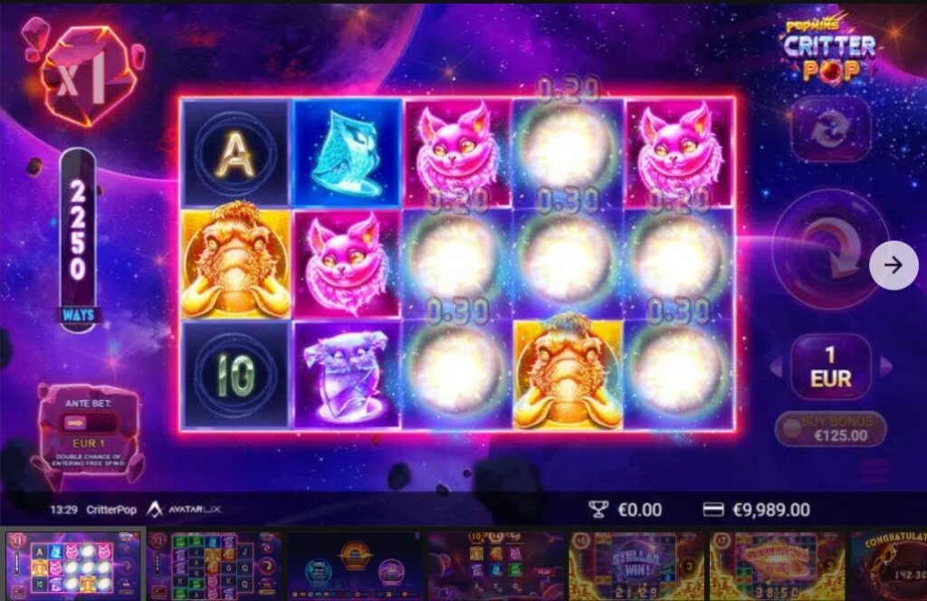 Critterpop slots