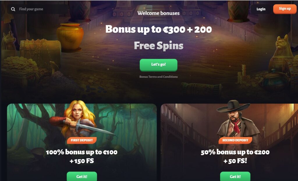 Le bonus de bienvenue de slot hunter se decompose en deux parties