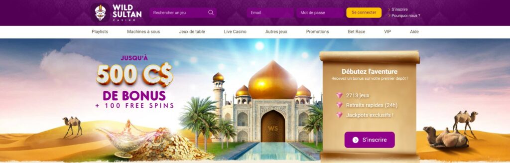 Wild Sultan casino test honnete par datslots