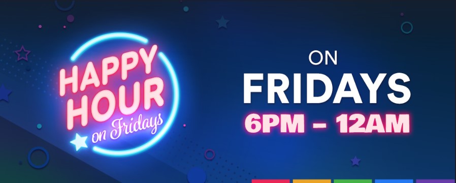le bonus happy hour vous offre des bonus speciaux les vendredi soirs