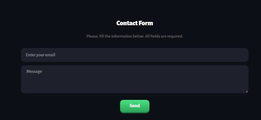 un formulaire de contact est disponible sur Slot Hunter pour le service client