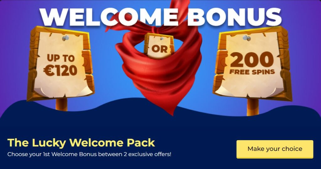 Le bonus de bienvenue de Lucky Luke Casino