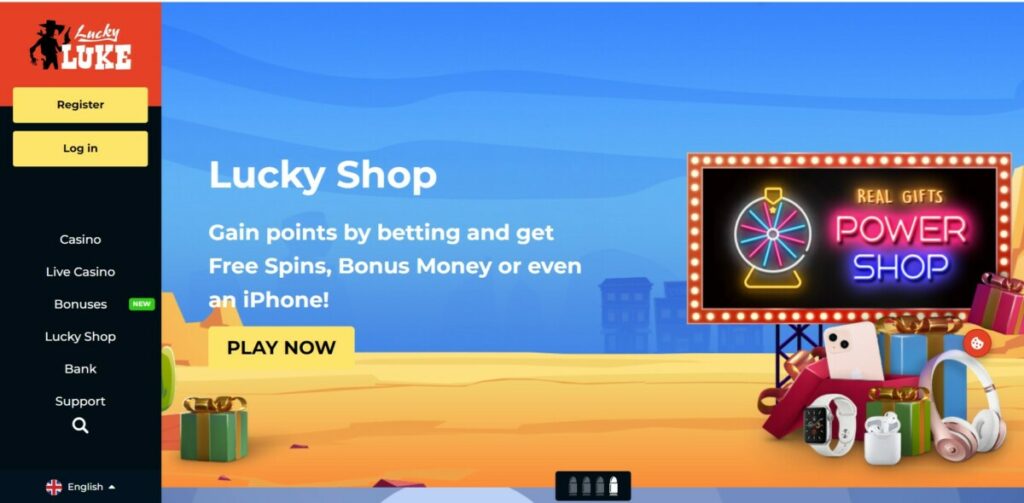 Le design de lucky luke casino reprend les codes de la bande dessinée du meme nom