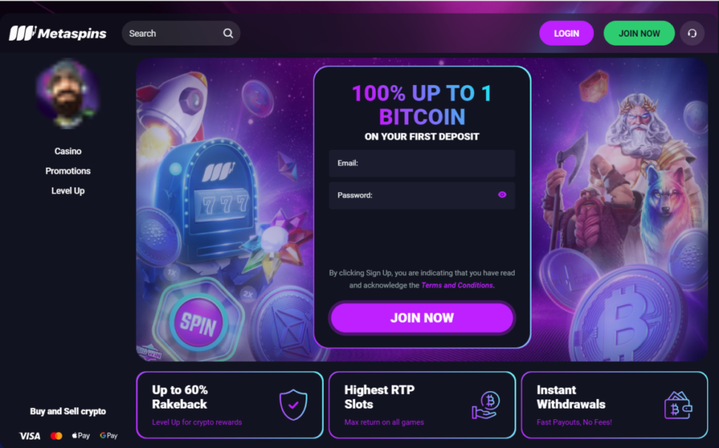 Metaspins casino en ligne ethereum