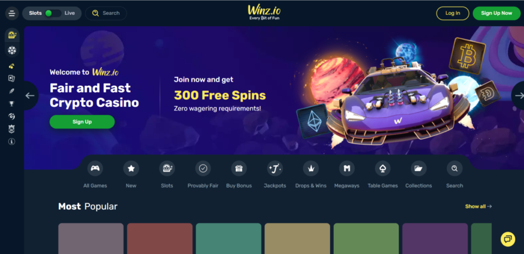 winz.io casino